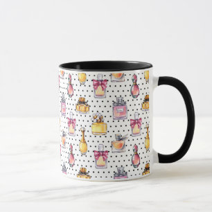Caneca Teste padrão da garrafa de Parfum