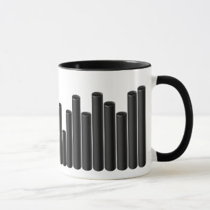 Caneca Teste padrão da tubulação
