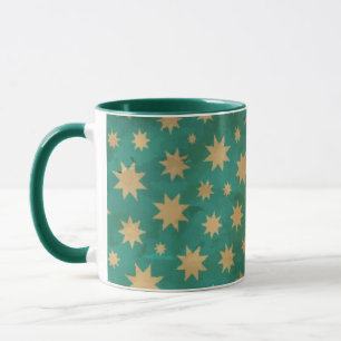 Caneca Teste padrão de estrelas