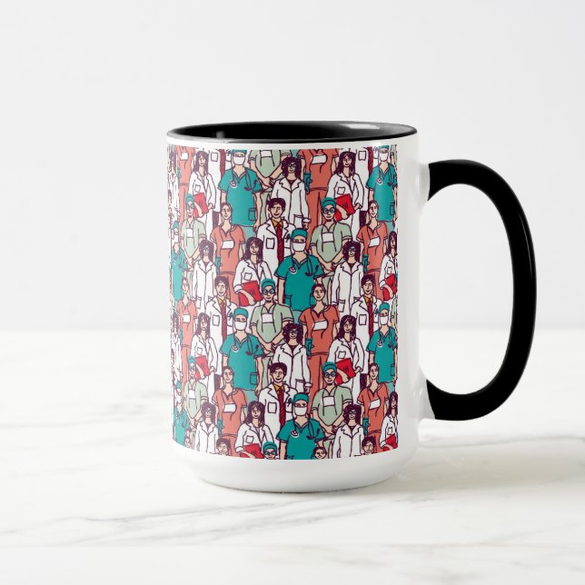 Caneca Teste padrão do doutor & do cirurgião (Direita)
