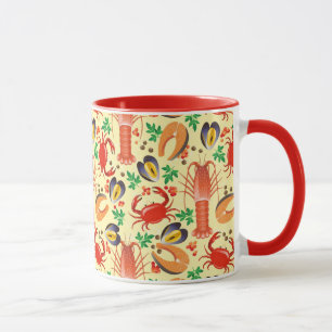 Caneca Teste padrão do marisco