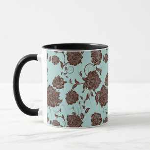 Caneca Teste padrão floral 13