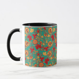 Caneca Teste padrão floral 2