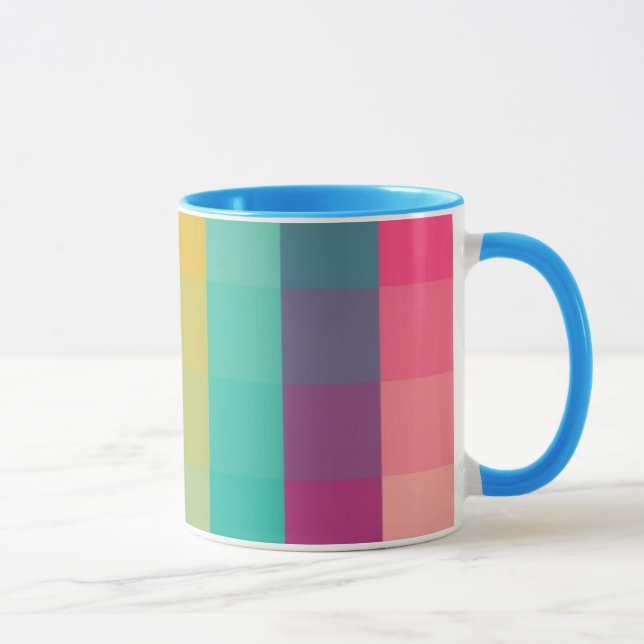Caneca Teste padrão geométrico abstrato (Direita)