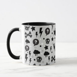 Caneca Teste padrão na moda
