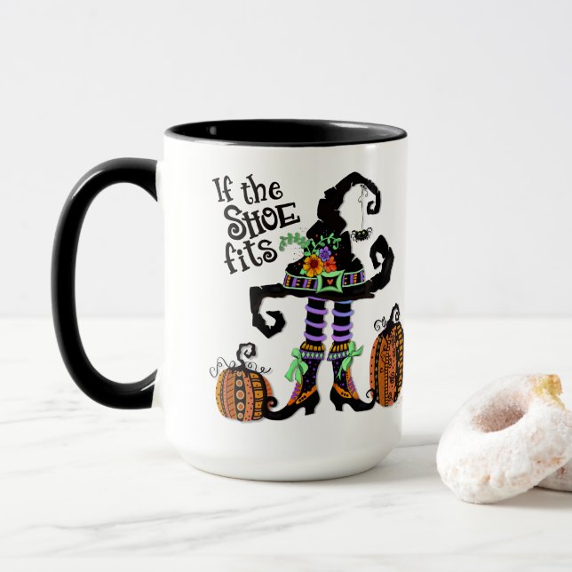 Caneca Testemunha Que Engraçado Se O Calçado Ajustado Hal (Com Donut)