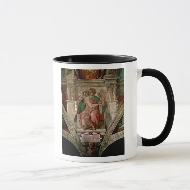 Caneca Teto da capela de Sistine: O profeta Isaiah (Direita)
