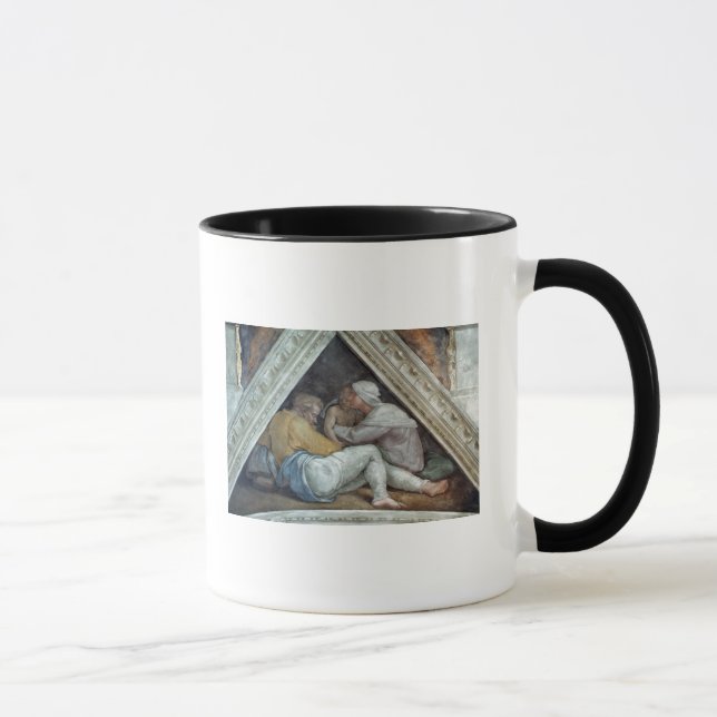 Caneca Teto da capela de Sistine: Os antepassados do (Direita)