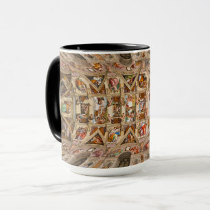 Caneca Teto da Capela Sistina por Michelangelo