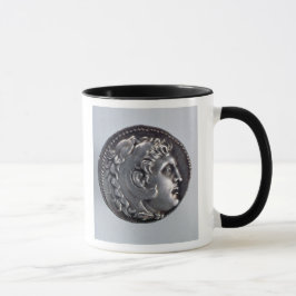 Caneca Tetradrachma que descreve Alexander o excelente
