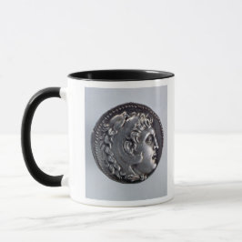 Caneca Tetradrachma que descreve Alexander o excelente