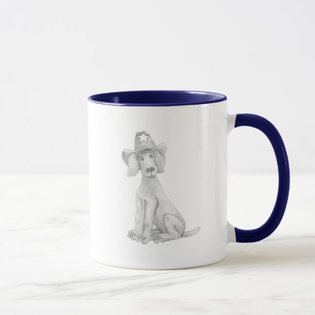 Caneca Texan Weimaraner (Direita)