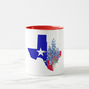 Caneca Texas e Bluebonnets