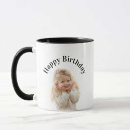 Caneca Texto de Foto Personalizado para Festa de Aniversá