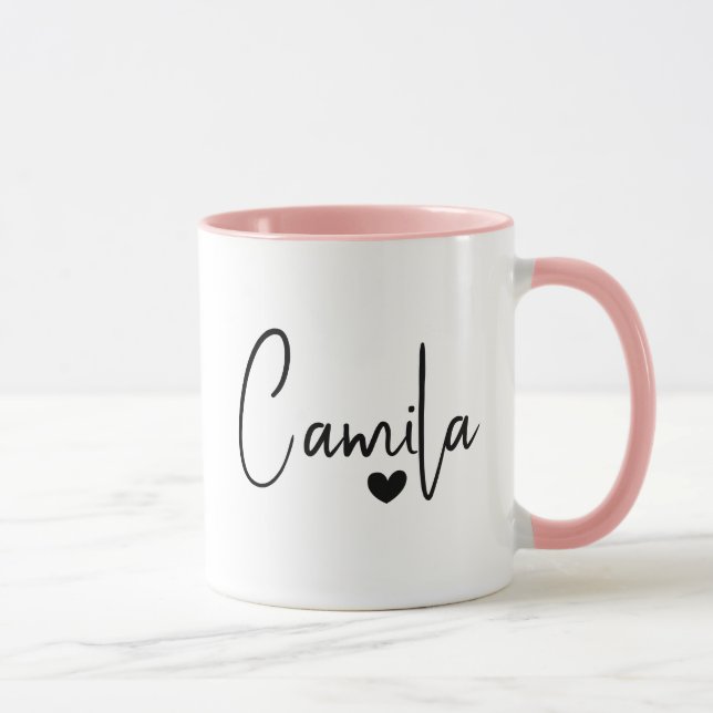 Caneca Texto de Tendência Personalizado Grande Apreciação (Direita)