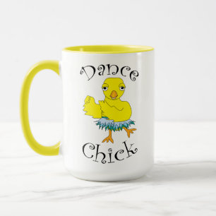 Caneca Texto do Pintinho Dance