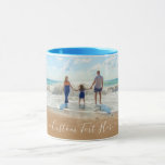 Caneca Texto Fotográfico Personalizado Muda As Fotos Favo<br><div class="desc">Foto e texto personalizados - Design único - Família personalizada/amigos ou presente pessoal - Adicione seu texto e foto - Redimensionar e mover elementos com a ferramenta Personalização!</div>