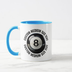 Caneca Texto Médio AZUL CLARO Combo 11oz Personalizado 8