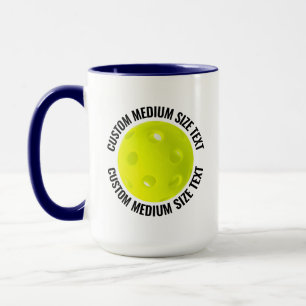 Caneca Texto Médio AZUL MARINHO Combo 15oz Pickleball Per