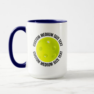 Caneca Texto Médio AZUL MARINHO Combo 15oz Pickleball Per