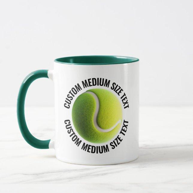 Caneca Texto Médio COMBINADO VERDE CAÇADOR 325ml Tênis Pe (Esquerda)