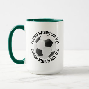 Caneca Texto Médio COMBO HUNTER GREEN 15oz Futebol Person