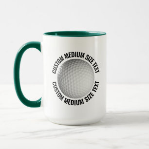 Caneca Texto Médio COMBO HUNTER GREEN 15oz Golfe Personal