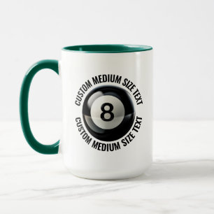 Caneca Texto Médio COMBO HUNTER GREEN 450g 8 Ball Persona