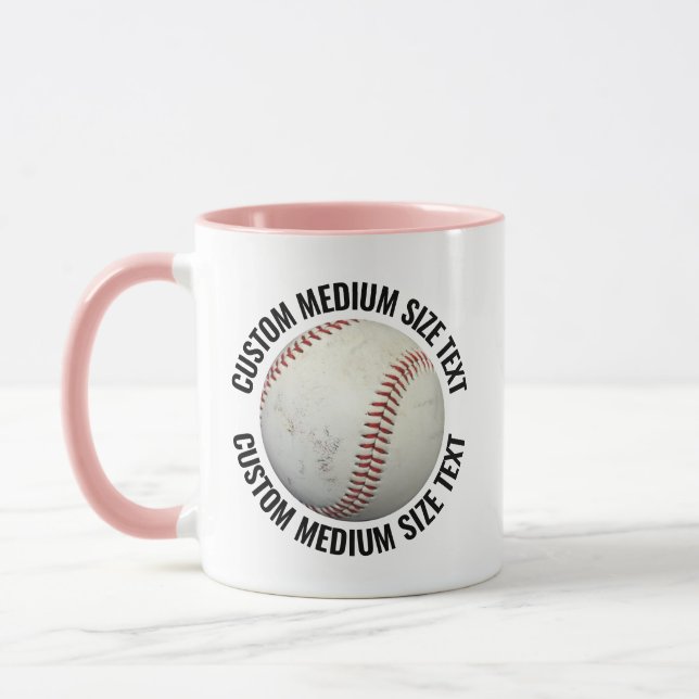 Caneca Texto Médio Combo PINK 325ml Personalizado de Beis (Esquerda)
