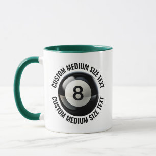 Caneca Texto Médio COMBO VERDE CAÇADOR 11oz 8 Bola Person