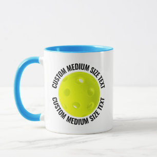 Caneca Texto Médio L. AZUL Combo 11oz Pickleball Personal