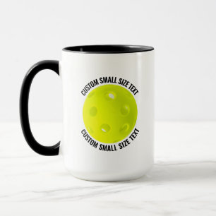 Caneca Texto Pequeno BLACK Combo 15oz Pickleball Personal