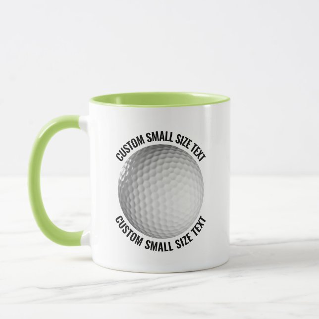 Caneca Texto Pequeno LIME VERDE Combo 11oz Golf Personali (Esquerda)