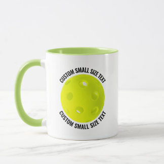 Caneca Texto Pequeno LIME VERDE Combo 11oz Pickleball Per