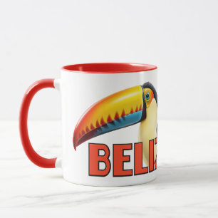 Caneca Texto Personalizado BELIZE Toucan