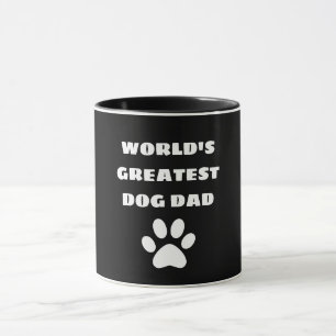 Caneca Texto personalizado do maior Pai de cães do mundo