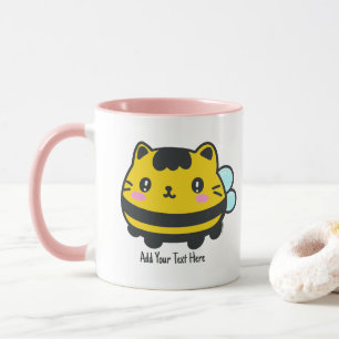 Caneca Texto Personalizado para Cat Bumblebee
