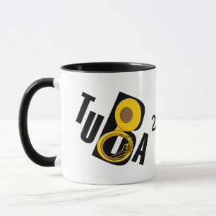 Caneca Texto Tuba Inclinado