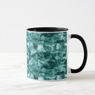 Caneca Textura de mármore verde escuro