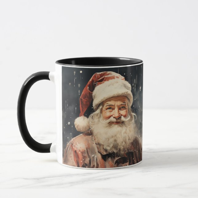 Caneca Texturas Negrito, Natal Retroativo (Esquerda)