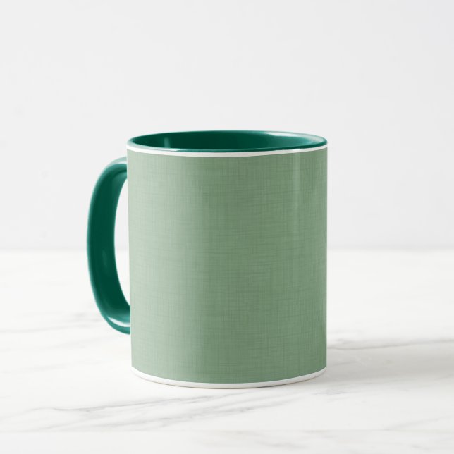 Caneca Texturizado verde. (Frente Esquerda)