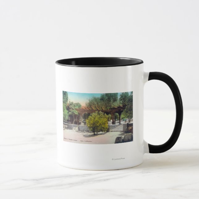 Caneca Thacher School Pergola ViewOjai, CA (Direita)