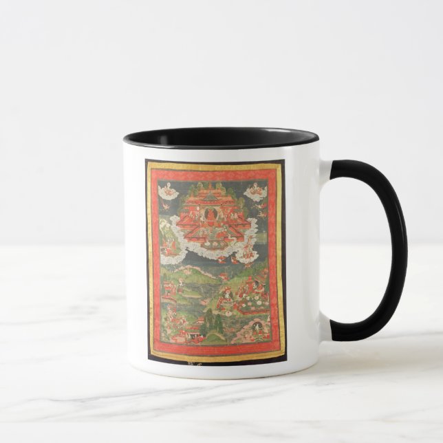 Caneca Thangka do paraíso de Amitabha (Direita)