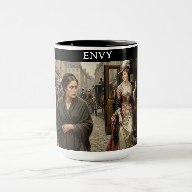 Caneca The 7 Satanic Virtues: Envy (Centro)