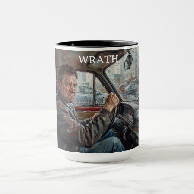 Caneca The 7 Satanic Virtues: Wrath  (Centro)