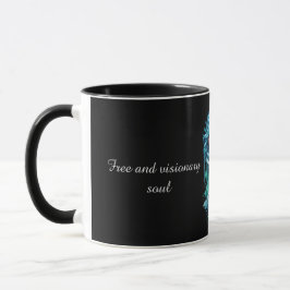 Caneca The Aquarius Lady: Luxury Two-Tone Mug