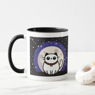 Caneca The Cat on the Moon Mug