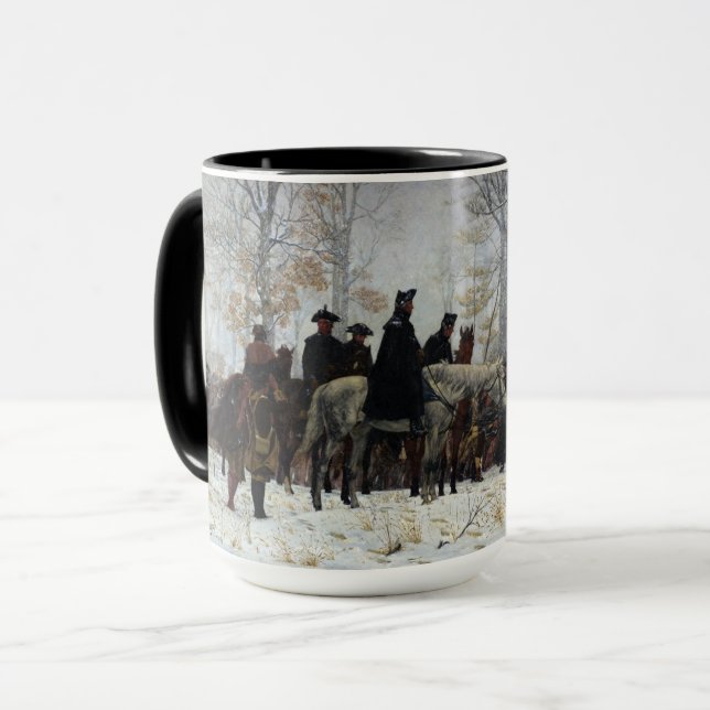 Caneca The March to Valley Forge por William B. T. Trego (Frente Esquerda)