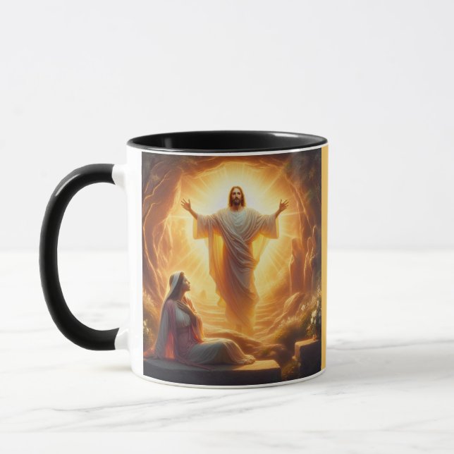 Caneca The Resurrection Light: Jesus Christ Rises (Esquerda)