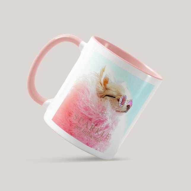 Caneca The Sparkle | Personalized Pet Influencer Mug (Criador carregado)